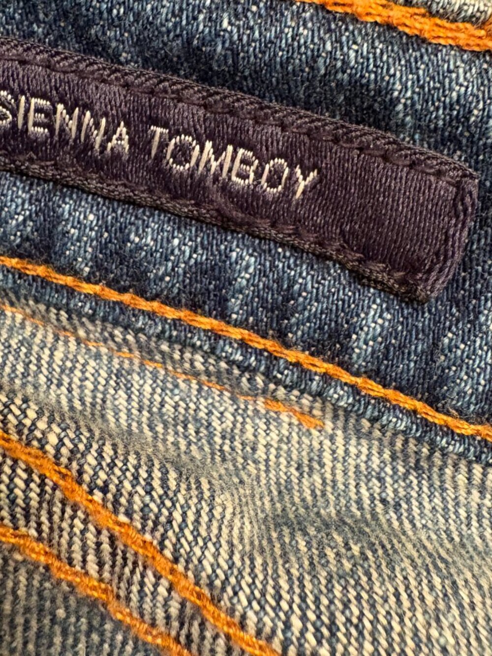 Lucky Brand Sienna Tomboy Straight Distressed Jeans Medium Wash Blue size 4/27 - Picture 2 of 8